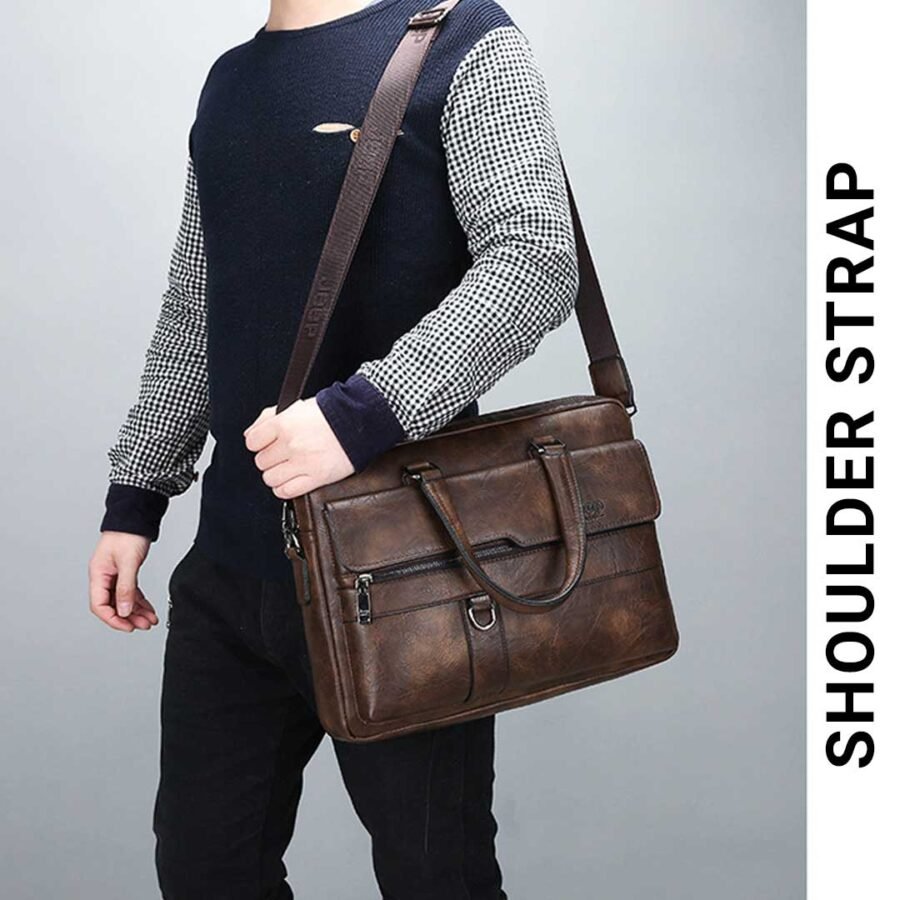 Jeep Buluo Leather Business Briefcase Bag Price in Sri Lanka