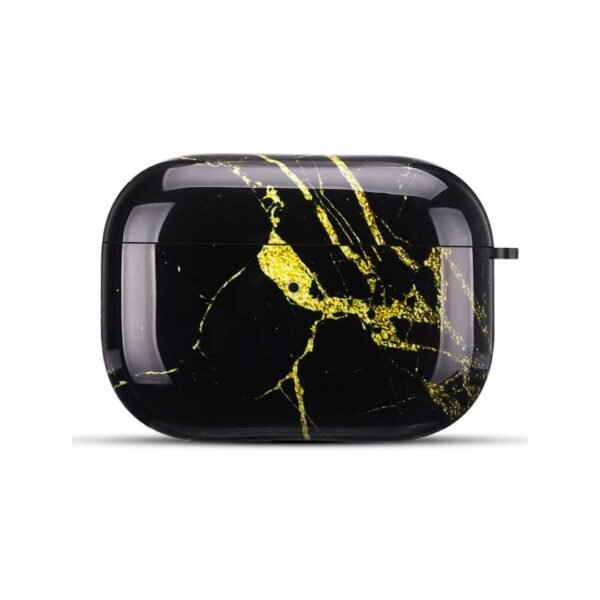 Apple Airpods Pro Case Black and Gold Abstract Price in Sri Lanka